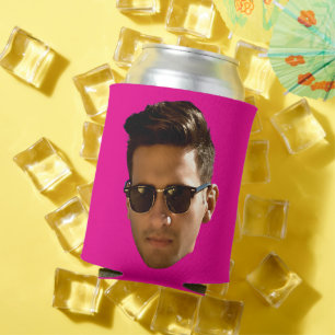 Porta-lata Aniversário da Festa de solteira de rosto personal