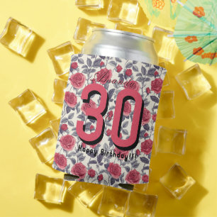Porta-lata Aniversário da Primeira Rosa Feminina
