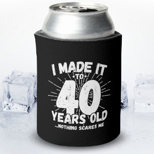 Porta-lata Aniversário de 40 anos - aniversário de 40 anos en