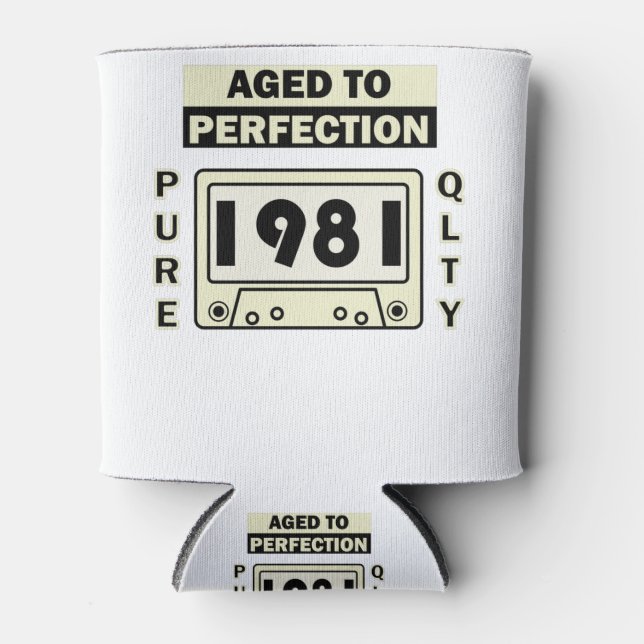 Porta-lata aniversário de 40 anos - Cassete 1981 (Frente)