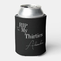 aniversário de 40 anos RIP 30s preto e branco