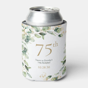 Porta-lata Aniversário de 75 anos Eucalipto
