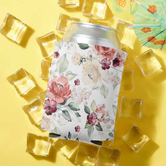 Porta-lata Aniversário de 7 de flor selvagem (Verão in situ)