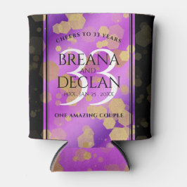 Porta-lata Aniversário de Casamento de Ametist Elegante 33