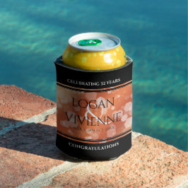 Porta-lata Aniversário de Casamento de Bronze, 8° aniversário