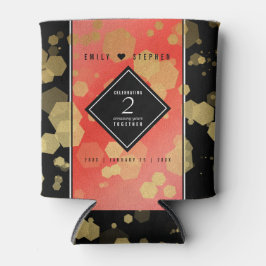 Porta-lata Aniversário de Casamento de Garnet do segundo Eleg