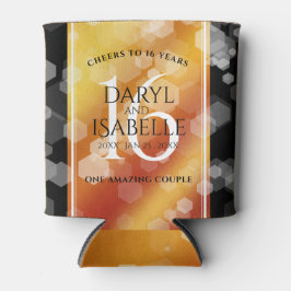 Porta-lata Aniversário de Casamento Topaz do Ouro 16