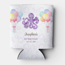 Porta-lata Aniversário de criança de Bolha de Octopus