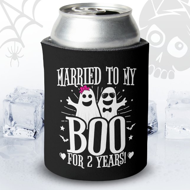 Porta-lata Aniversário do Casamento de Outubro segundo Engraç (Criador carregado)