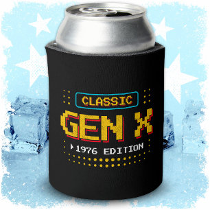 Porta-lata Aniversário do game retrô clássico Gen X 1976