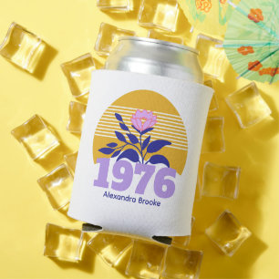 Porta-lata Aniversários de 50 a 60 anos cooler moderno colori