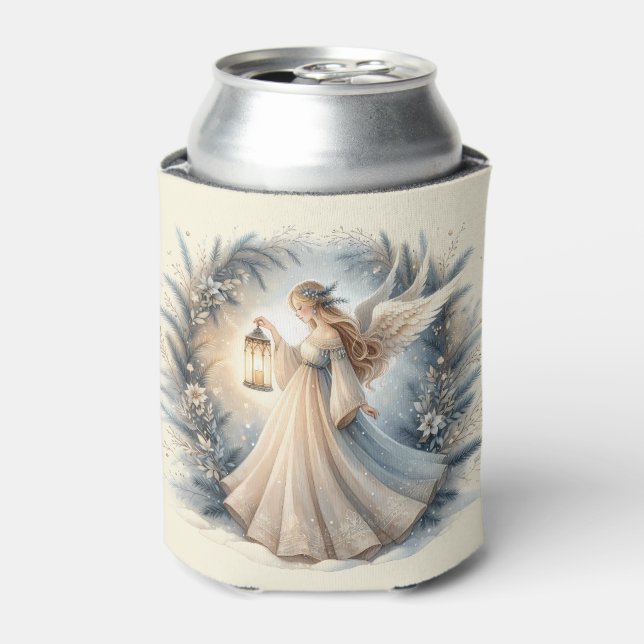 Porta-lata Anjo Celestial de Inverno Lanterna da Paz (Can Front)
