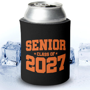 Porta-lata Ano de Graduação Escola Laranja Turma de 2027
