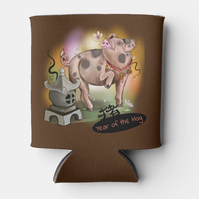 Porta-lata Ano do boi chinês (Frente)