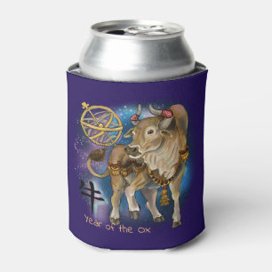 Porta-lata Ano do Ox Chinês Zodiac