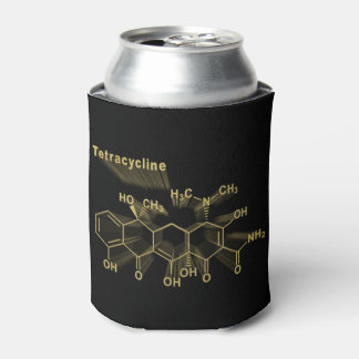 Porta-lata Antibiótico tetraciclina, fórmula dourada