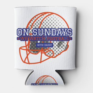 Porta-lata Aos Domingos Assistimos Ao Futebol Com Pai