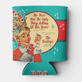 Porta-lata Aparador de Bebidas Natal Ficando Louco Este Ano