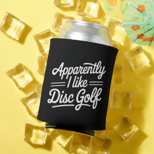 Porta-lata Aparentemente Eu Gosto de Disc Golf Amante do Golf