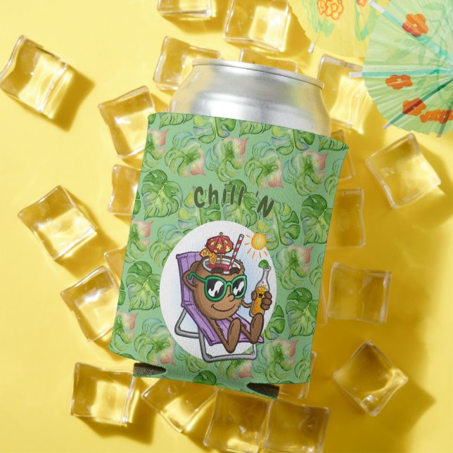 Porta-lata Apenas relaxe (Verão in situ)