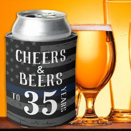 Porta-lata Aposentação Personalizada da Linha Azul de Cheias