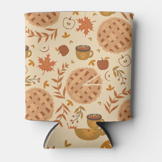 Porta-lata Apple Pie Autumn: Vintage Graphics (Frente)