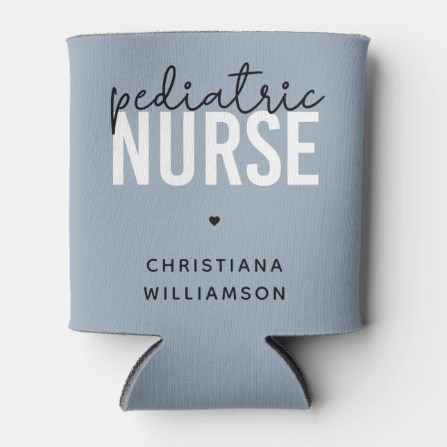Porta-lata Apreciação de Enfermeiros Pediátricos Personalizad (Frente)