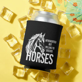 Porta-lata Apresentado mas disposto a discutir cavalos engraç