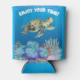 Porta-lata Aproveite a tartaruga