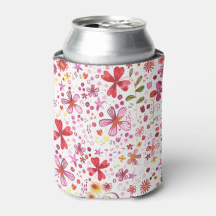 Porta-lata Aquarela de Flor Selvagem