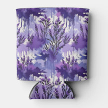 Aquarela Roxa com Flores