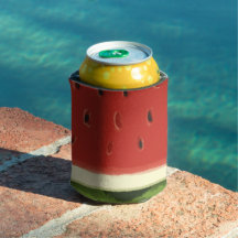 Aquarela Vermelha Brilhante Melancia