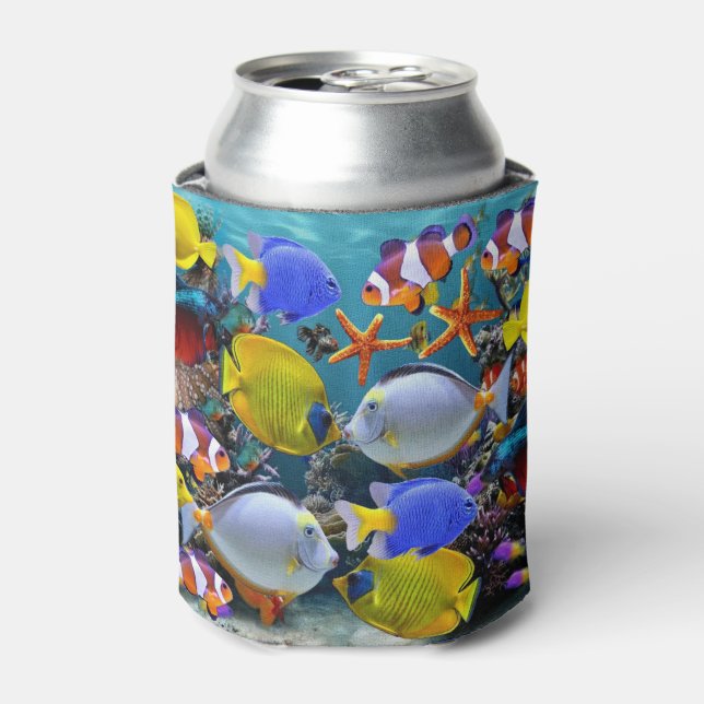 Porta-lata aquário de pesca de peixes tropicais (Can Front)