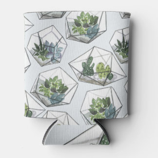 Porta-lata Aquários Sucultos Padrão Sem Costura Aquário