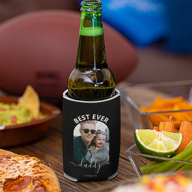 Porta-lata Arca de Fotografias Moderna | Melhor Pai (Criador carregado)