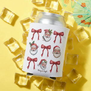 Porta-lata Arco Coquete de Natal Retrô Vintage Papai Noel Fof