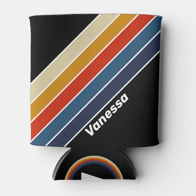 Porta-lata Arco-Íris De Gelo Retroativo, Strike Com Nome (Frente)