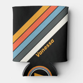 Porta-lata Arco-Íris Escuro Retroativo com Strike com Nome