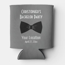 Porta-lata Arco Tuxedo  Tie Weding Favor de Festa de Bachelor