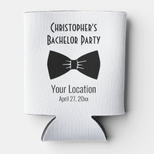 Porta-lata Arco Tuxedo  Tie Weding Favor de Festa de Bachelor