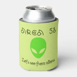 Porta-lata Área 51 Vamos veja os aliens