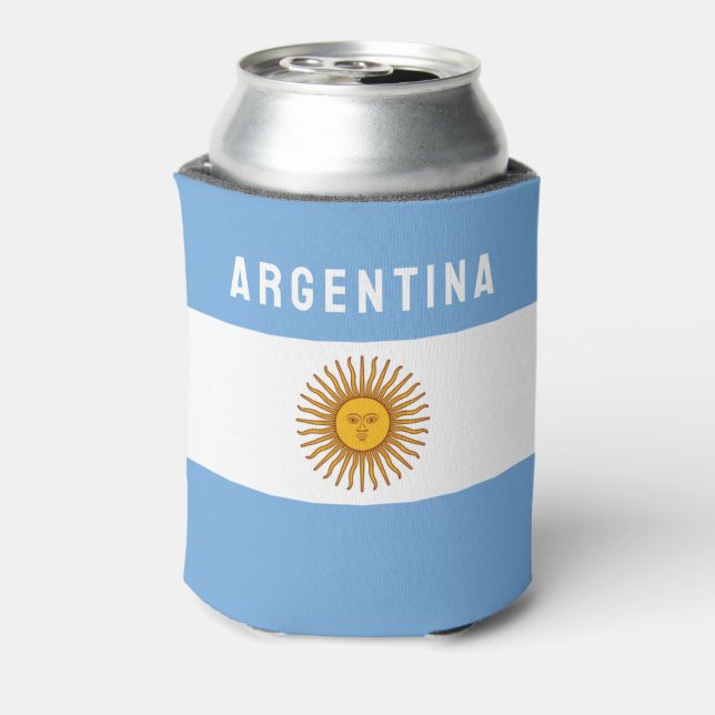 Porta-lata Argentina Bandeira da América do Sul Buenos Aires (Can Back)