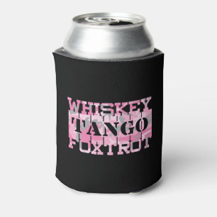 Porta-lata Armário Whiskey Tango Foxtrot Pink Camo