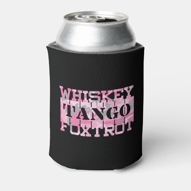 Porta-lata Armário Whiskey Tango Foxtrot Pink Camo (Can Back)