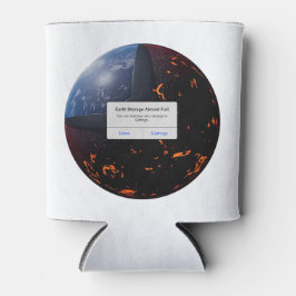 Porta-lata Armazenamento na Terra Quase Cheio