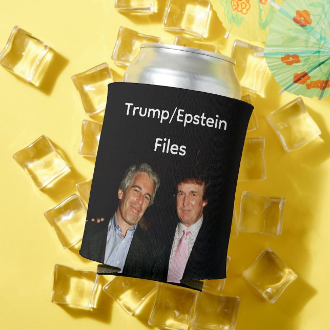 Porta-lata Arquivos Trump/Epstein Podem Esfriar Lata (Verão in situ)