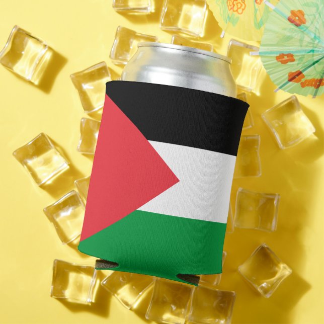 Porta-lata Arrefecimento com a bandeira da Palestina (Verão in situ)