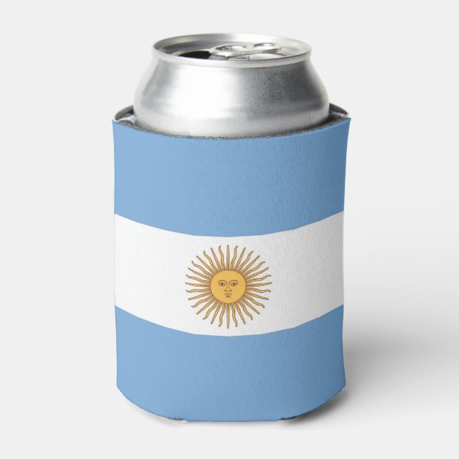 Porta-lata Arrefecimento com bandeira da Argentina (Can Front)