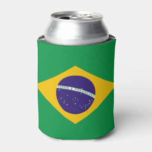 Porta-lata Arrefecimento com bandeira do Brasil