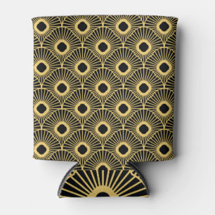 Porta-lata Art Deco: Padrão Sem Olhos do Ornamentado